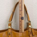 Coach Authentic  Z23984 Carly Tote Genuine Leather Tote Shoulder Bag in Mustard Photo 8