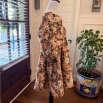 Storia  NWOT Warm Multi-Color Floral Baby Doll Mini Dress Photo 3