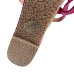 Pierre Cardin Vintage 90s: π Embellished Suede Cork Platform Heels π Pink Photo 12