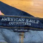 American Eagle  Ripped Super Stretch Dark Wash Denim Jeans Womens‎ Size 6 Skinny Photo 5