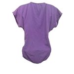 Body Wrappers Body Wrapper Purple Floral Print Wrap Bodysuit XXL Made in USA VTG Photo 1