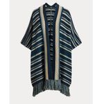 NEW Lauren Ralph Lauren Striped Cotton Fringe Photo 2