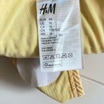H&M NWOT light yellow floral bikini bottoms size 16 Photo 3