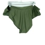 J.Crew NWT Cross-Front Cheeky Bikini Bottom Green Plus Size 3X NEW Photo 6