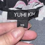 Yumi Kim  Tucked Away Duchess Wrap Dress Black Pink Floral‎ Women XS Long Sleeves Photo 8
