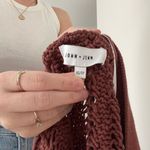 John + Jenn  Brick Open-Knit Cardigan Photo 3