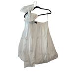 Bardot  NWT Razia White One-Shoulder Bubble Mini Dress Size 6 Photo 3