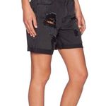 RES Destroyed Distressed No Doubt Black Denim Loose Fit Jean Shorts Size 26 Photo 1