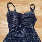 Niptuck Swim Garden Line Foil Joanne Tummy Control One Piece Swimsuit Women’s 4 Blue Photo 3