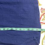 Entro  medium women’s shirt sleeve blue v neck floral embroidered baby doll dress Photo 7