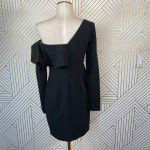 Black Halo Tava Mini Dress in Black Photo 9