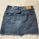 ZARA Womens Blue Jean Denim Trafaluc Pockets Distressed Mini Skirt Size Small 26 Photo 10