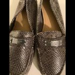 Coach Stylish  Snakeskin Loafers - Size 9 Photo 2