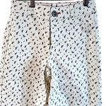 Peace Love World Women’s 4P Petite White Cropped Jeans Floral Print Raw Hem NWOT Photo 2