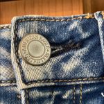 American Eagle  Size 0 Women's Teen Girl Distressed Denim Mini Skirt NEW Photo 2