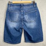 Soft Surroundings Womens Ultimate Denim Pull On Relaxed Shorts Small Blue Photo 3