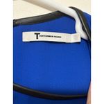 Alexander Wang  Mini Dress Leather Trim‎ Sleeveless Blue Size 0 Photo 2
