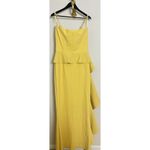 Chiara Boni  La Petite Robe Eliska Ruffle Strapless Gown Soleil Size IT 50/ US 14 Photo 6