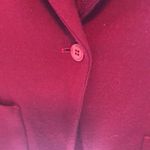 Iisli Maroon Wool One Button Blazer Photo 2