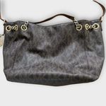 Michael Kors Vintage MICHAEL Brown Signature Leather Jet Set Chain Hobo Bag Photo 1