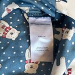 Modcloth Blue Penguin Print Short Sleeve Top - M Photo 1