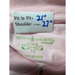 Allyson Whitmore Golf Womens 1X Pink Sleeveless Zip Neck Polo Shirt Size XL Photo 2