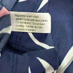 Tori Richard  Honolulu USA Mini Shift Dress Pullover Navy Floral Stretch Size XXS Photo 2