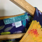 Pim + Larkin Anthropologie  Floral Sleeveless Blouse Size Small Photo 2