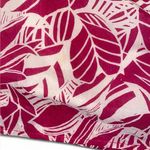 American Eagle  2010s pink and white leaf print strapless mini dress Photo 2