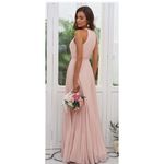 NEW Womens Sage Green Wedding Bridesmaid Formal Long Halter Dress with Pockets 8 Photo 1