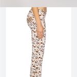 Indah  Brown and White Patterned Flare Pants Photo 3