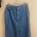 Ralph Lauren Size 10 medium 90s  Country Denim Midi Skirt Photo 2