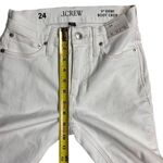 J.Crew NWT  Women's 9" Demi-Boot Crop Jeans White Size 24 Raw Hem Photo 7