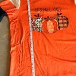 SheIn Orange Fall Long Sleeve Tee Photo 4