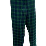 Vineyard Vines Womens Toboggan Tartan Ankle Pants Blue Green Plaid Wool Blend Photo 0