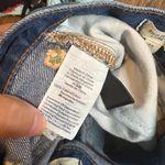 Madewell  Floral Embroidery Denim Miniskirt Rigid Denim A-Line Photo 5