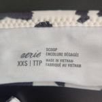 Aerie  White and Black Leopard Print Bikini Top NWT Size XXS Leopard Swim Top Photo 4