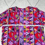 Vintage Multicolored Island Graphic Floral Geometric Pattern Crew Neck Top Size undefined Photo 3