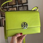 Tory Burch Authentic Leather/suede magnetic flap shoulder/Crosby convertible Photo 10