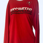  NFL Red and black Nike Tampa Bay Buccaneers long sleeve shirt M Photo 0