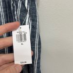 Old Navy NWT High Waisted Striped Wide Leg Linen Cotton Pants - Size XL Photo 3