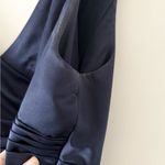 David's Bridal  Cocktail Bridesmaid Dress in Navy Size 14 Photo 4