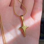 Handmade grunge y2k street style sparkle star fully stainless steel necklace✨ Photo 2