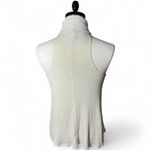 We The Free People XS Ribbed Knit Sleeveless Turtleneck Top Ivory Photo 1