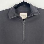 UpWest Womens‎ Dark Grey Long Sleeve 1/4 Zip Sweatshirt Mini Dress Extra Small Gray Size XS Photo 5