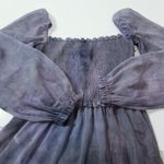 Aritzia  Wilfred Tempest Mini Dress Smocked Long Sleeve Dress Photo 7