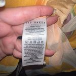 Ted Baker  Darcila Exaggerated Puff Sleeve Top in a painted leaf print size 2 Photo 8