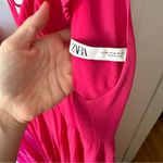 ZARA  Pink Pleated Dress Photo 4