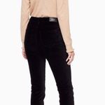 Kate Spade  Black Velvet Jeans Size 25 Photo 1
