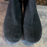 Aquatalia  Black Suede Knee-High Wedge Boots Size 8 Photo 6